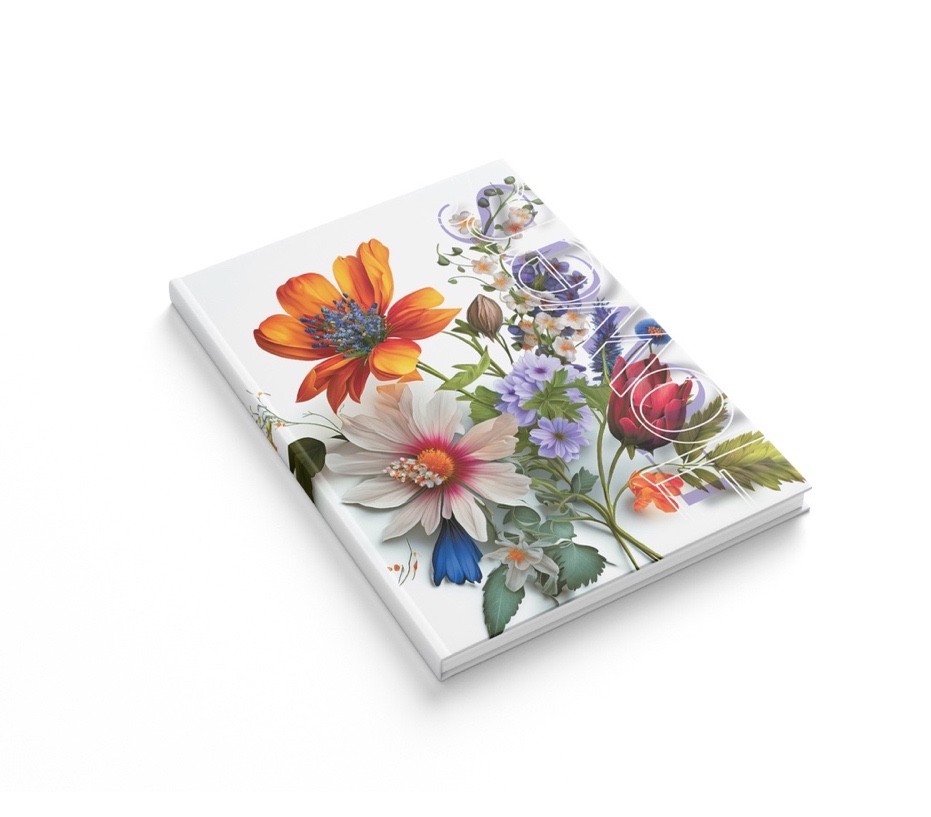 Зображення на фото блокноти А6 з твердою палітуркою